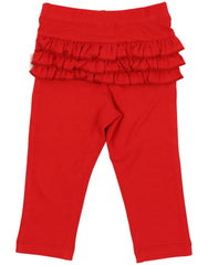 A1110R My Little Apple Ruffle Leggings-Leggings-Korango_Australia-Kids_Fashion-Children's_Wear