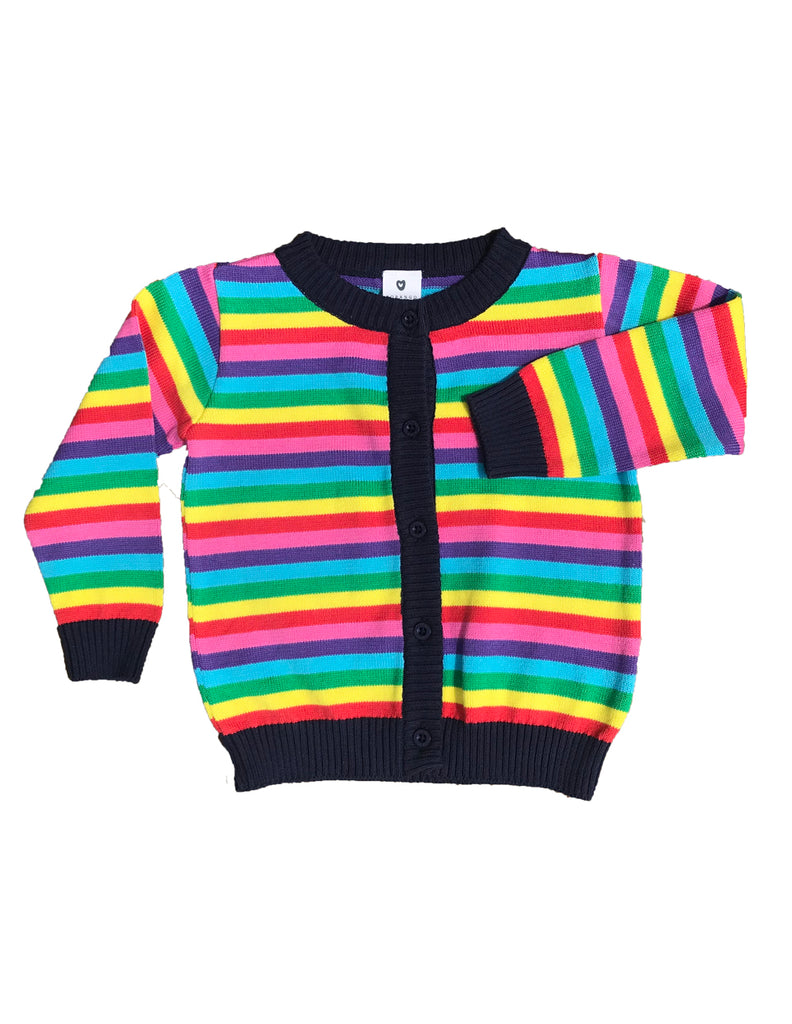 A1124S Winter Rainbow Cardigan.-Cardigan-Korango_Australia-Kids_Fashion-Children's_Wear