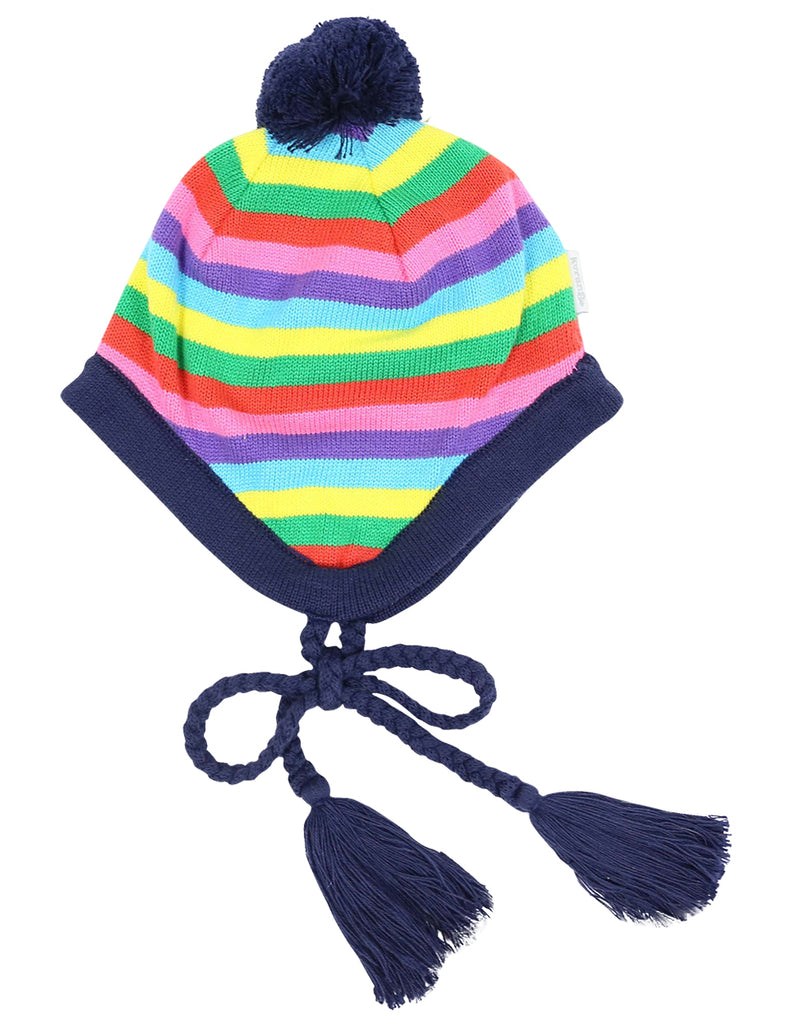 A1127S Winter Rainbow Lined Beanie-Accessories-Korango_Australia-Kids_Fashion-Children's_Wear