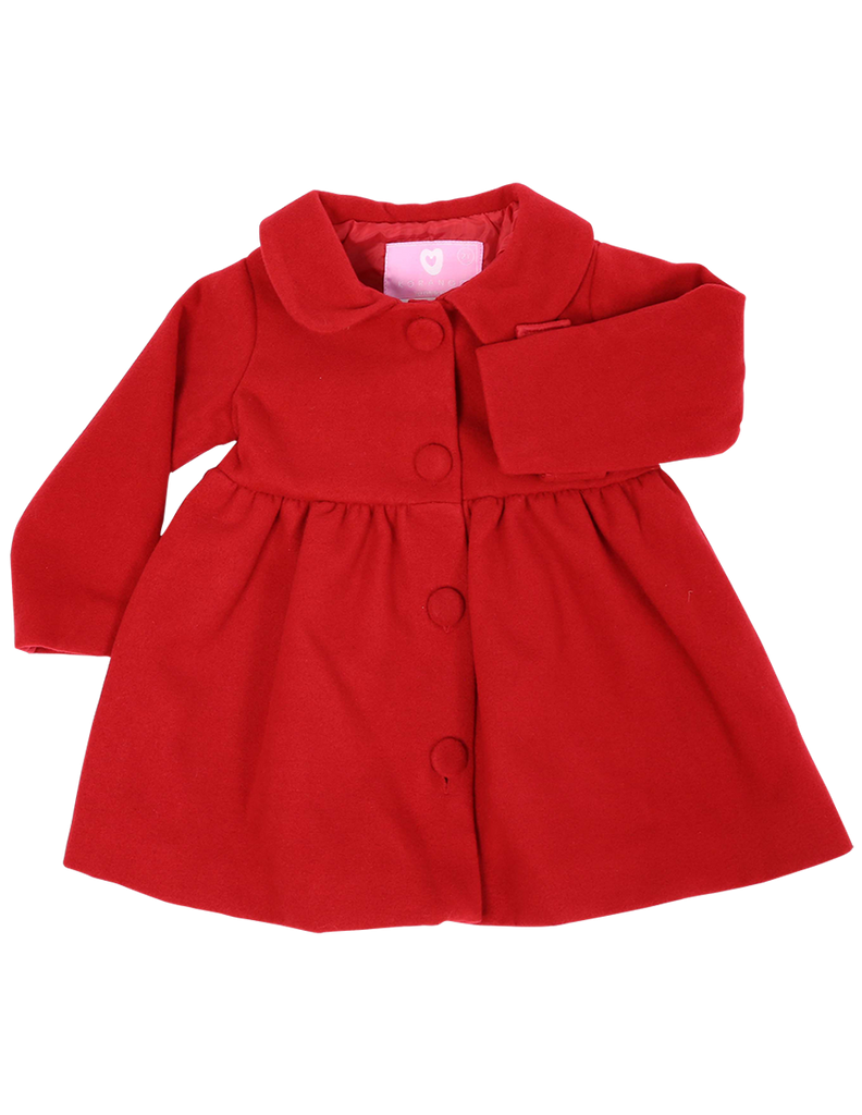 A1112 My Little Apple Overcoat-Cardigans/Jackets/Sweaters-Korango_Australia-Kids_Fashion-Children's_Wear