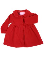 A1112 My Little Apple Overcoat-Cardigans/Jackets/Sweaters-Korango_Australia-Kids_Fashion-Children's_Wear
