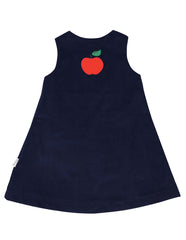 A1131N Cheeky Apple Cord Dress-Dresses-Korango_Australia-Kids_Fashion-Children's_Wear