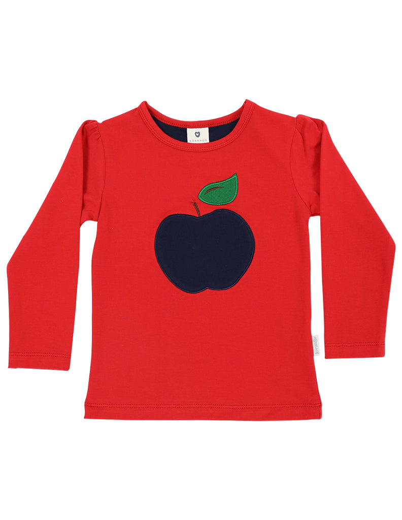 A1133R Cheeky Apple Top-Tops-Korango_Australia-Kids_Fashion-Children's_Wear