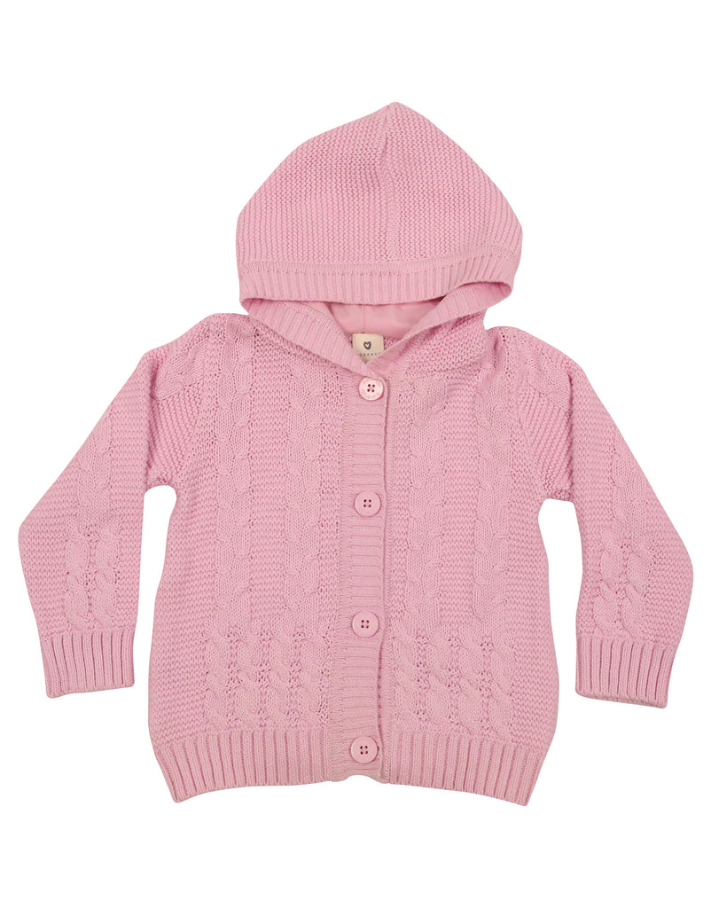 A9049P Snowflakes Knit Jacket-Cardigan/Jackets/Sweaters-Korango_Australia-Kids_Fashion-Children's_Wear