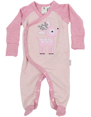 B1110 Little Fawn Long Sleeve Romper-All in Ones-Korango_Australia-Kids_Fashion-Children's_Wear