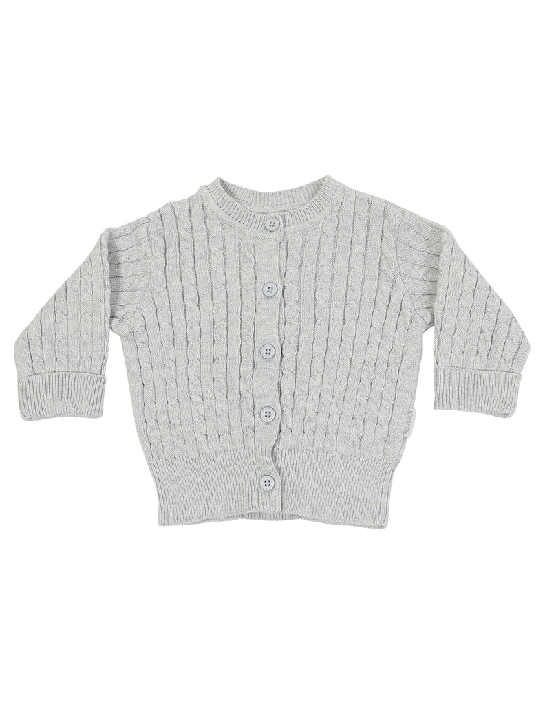 B1111 Little Fawn Cable Knit Jacket-Cardigans/Jackets/Sweaters-Korango_Australia-Kids_Fashion-Children's_Wear