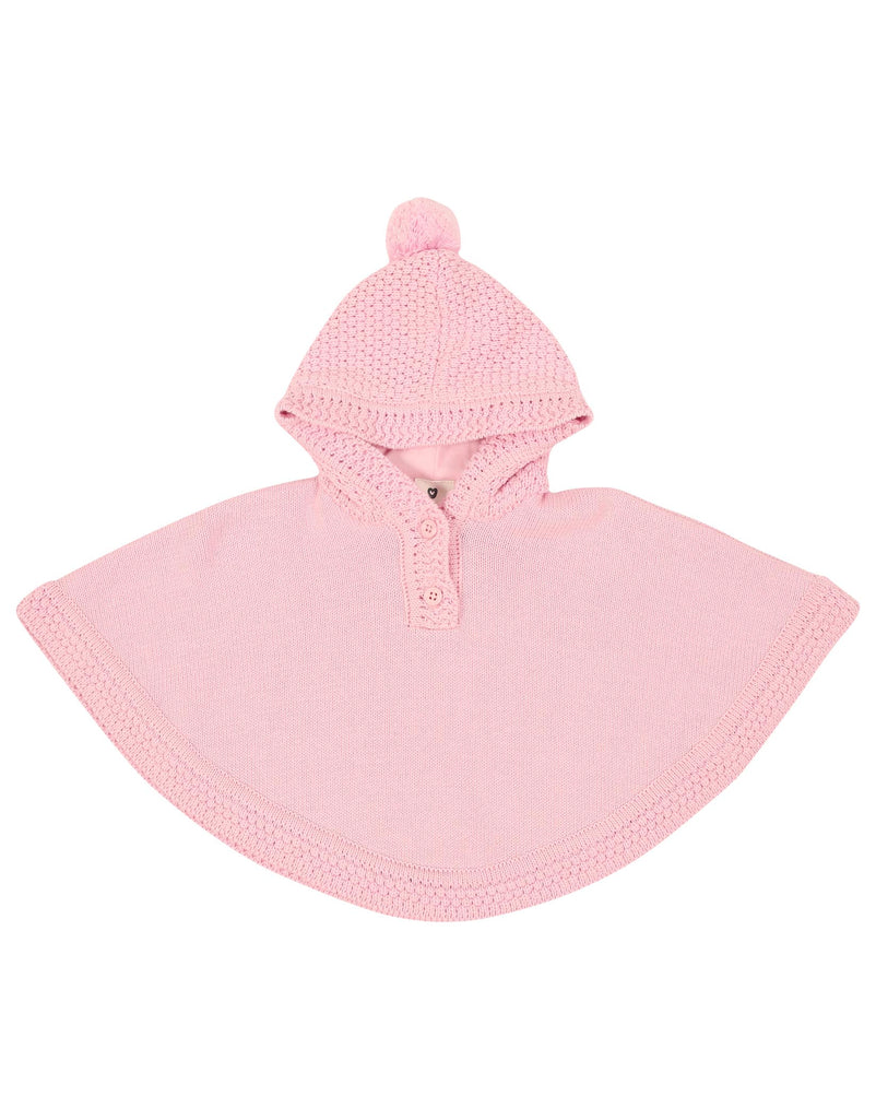 B1113 Little Fawn Poncho-Cardigans/Jackets/Sweaters-Korango_Australia-Kids_Fashion-Children's_Wear