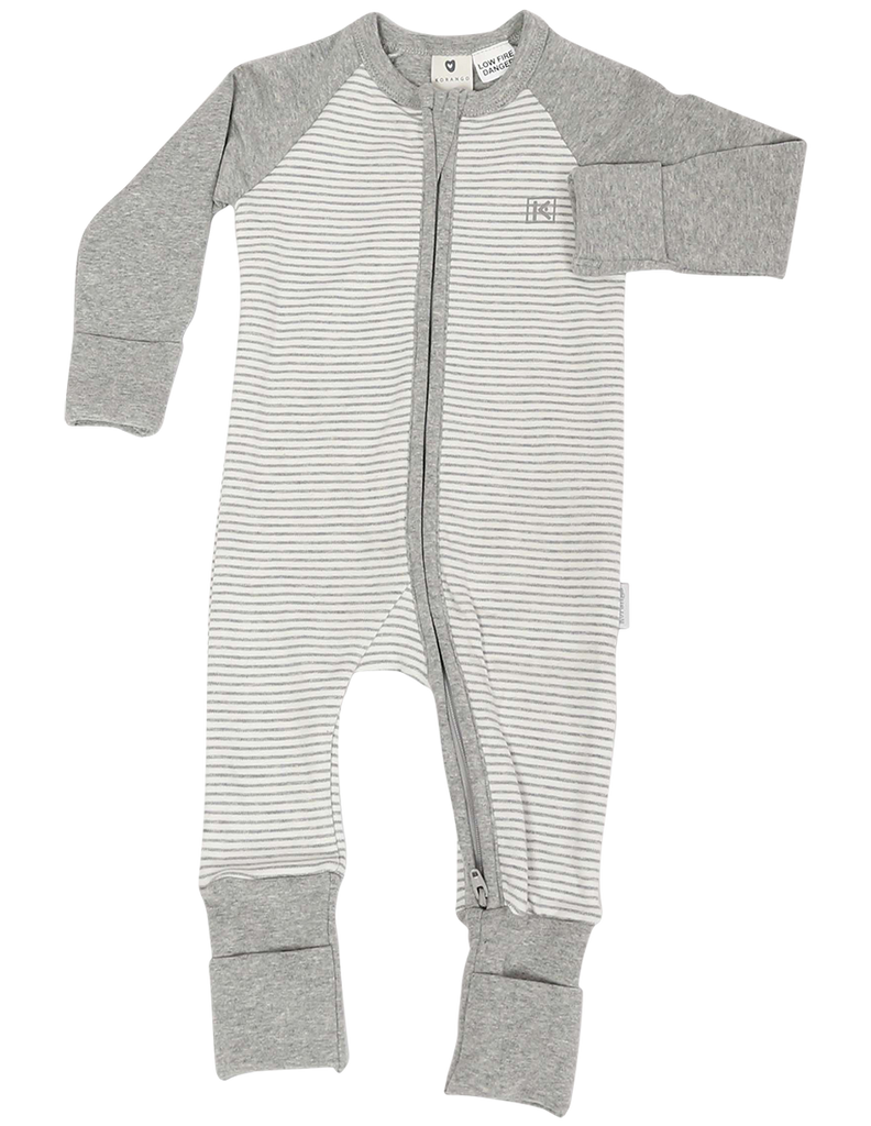 B1126 Panda Zip Romper-All in Ones-Korango_Australia-Kids_Fashion-Children's_Wear