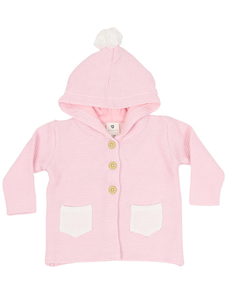 B1133 Baby Gifts Hooded Knit Jacket-Cardigans/Jackets/Sweaters-Korango_Australia-Kids_Fashion-Children's_Wear