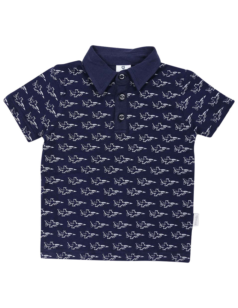 A1430N Fighter Jet Fighter Jet Polo Top
