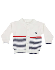 C1117 Little Boater Cardigan-Cardigans/Jackets/Sweaters-Korango_Australia-Kids_Fashion-Children's_Wear
