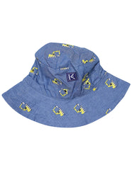 A1406C Excavators Chambray Sun Hat