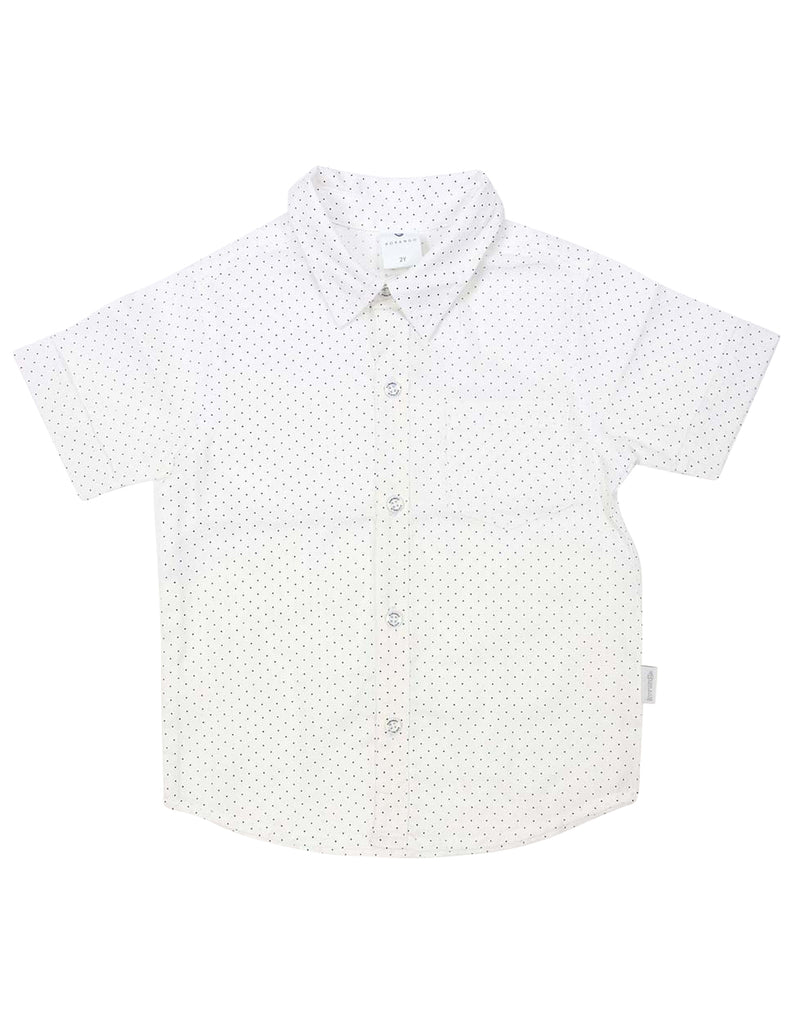 C1426W Pilot People White Shirt Polkadots