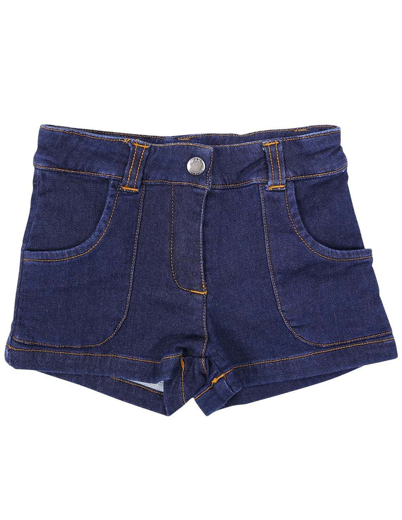 A1228D Denim Knit Short-Pants & Shorts-Korango_Australia-Kids_Fashion-Children's_Wear