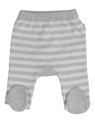 B13026C  Baa Baa White Sheep Stripe Knit Legging