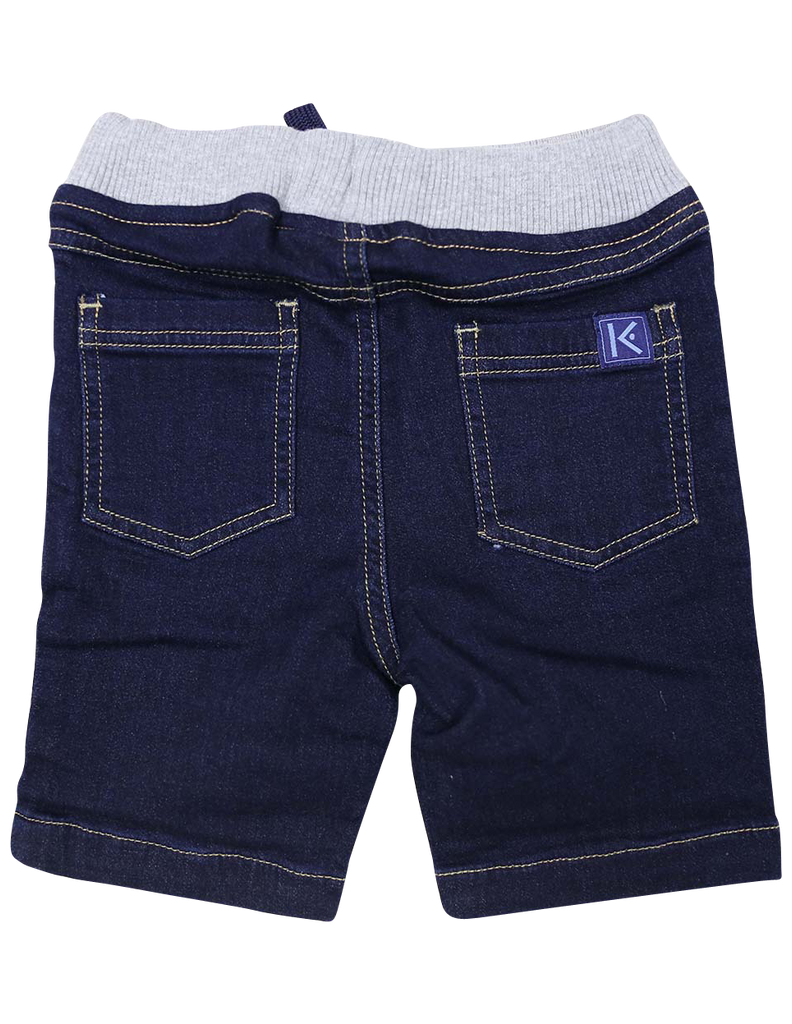 A1224D Denim Knit Short-Pants & Shorts-Korango_Australia-Kids_Fashion-Children's_Wear