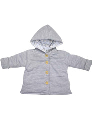 B13019G  Baby Penguin Lined Hooded Jacket