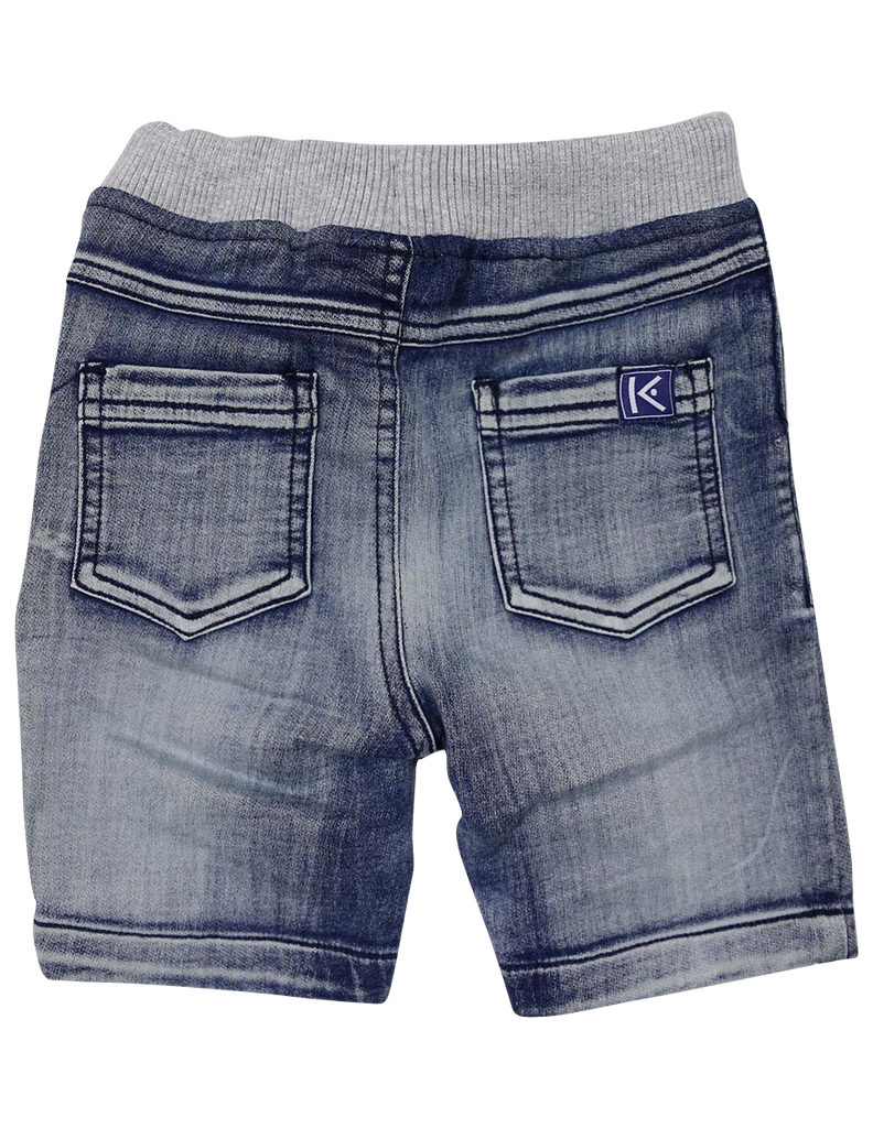 A1224L Denim Knit Short-Pants & Shorts-Korango_Australia-Kids_Fashion-Children's_Wear