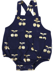 B1209N Cherry Sunsuit-All In Ones-Korango_Australia-Kids_Fashion-Children's_Wear