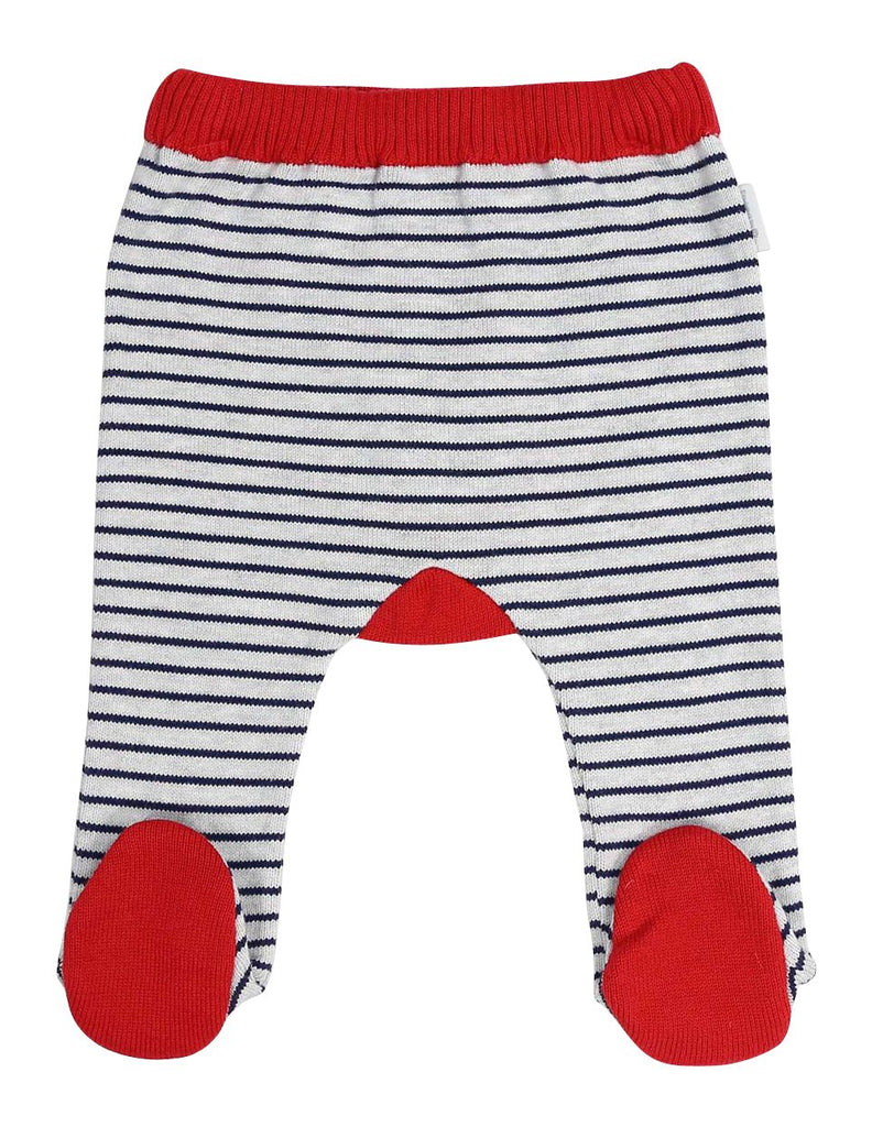 C13010G  Fire Truck Stripe Knit Legging