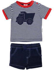 B1213R Tip Truck Top & Short-Sets-Korango_Australia-Kids_Fashion-Children's_Wear