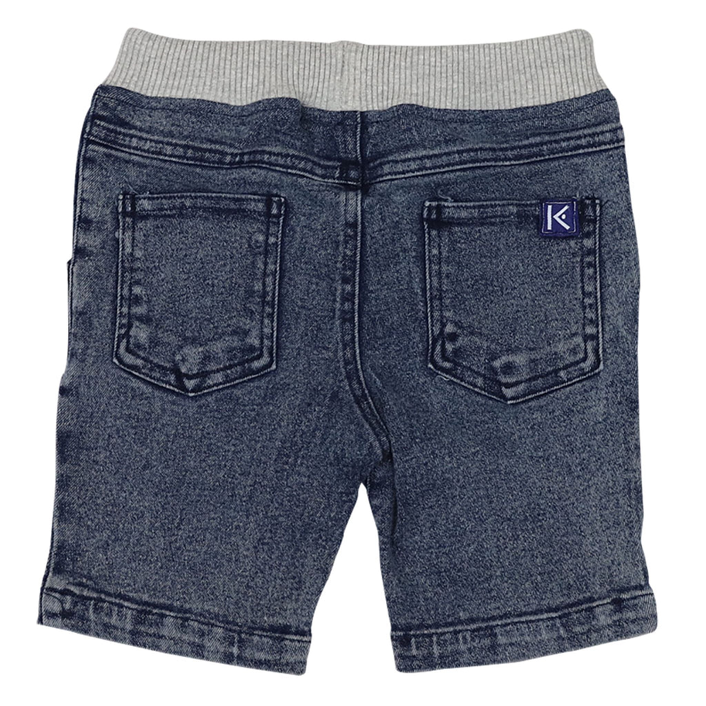 A1418L Into Space Denim Look Shorts