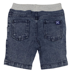A1418L Into Space Denim Look Shorts