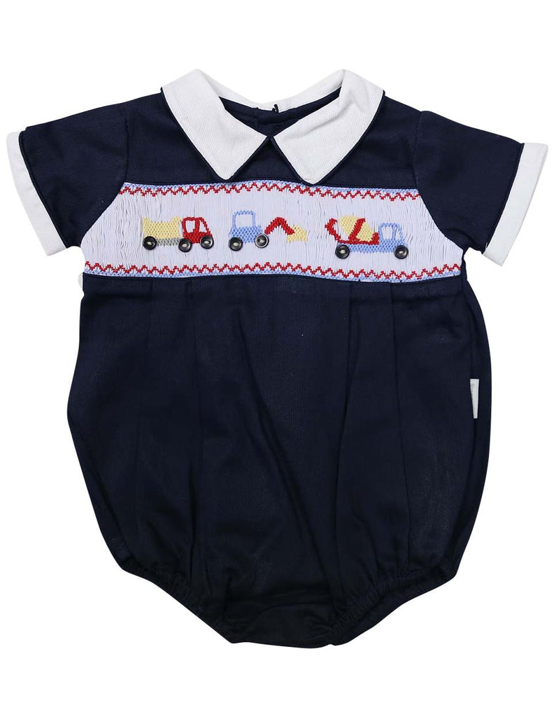 C1210N Truck Pique Sunsuit-All In Ones-Korango_Australia-Kids_Fashion-Children's_Wear