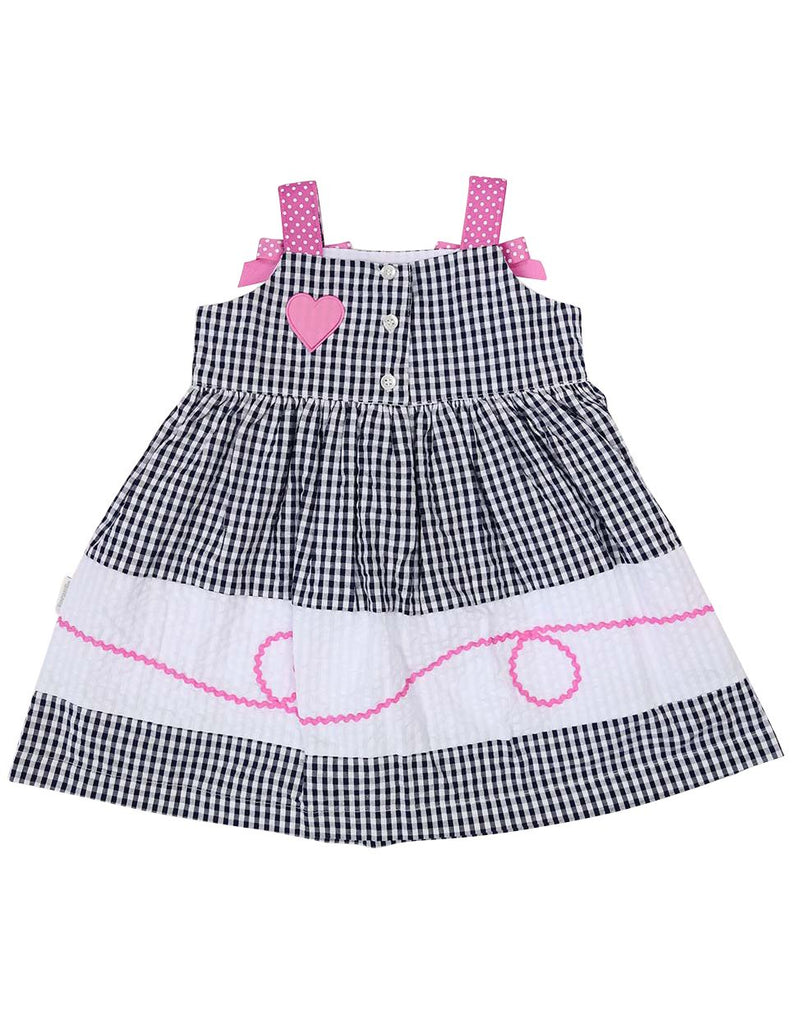 A1216N Seersucker Heart Dress-Dress-Korango_Australia-Kids_Fashion-Children's_Wear