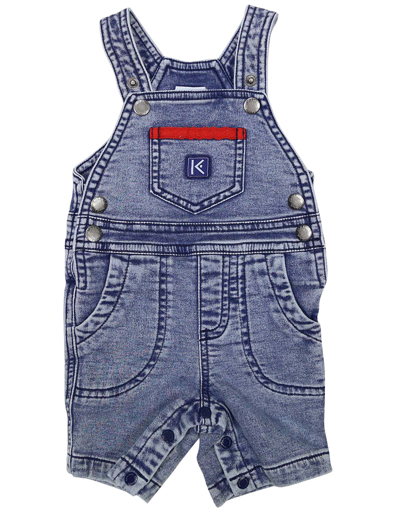 B1406L Tractors Denim Knit Overalls