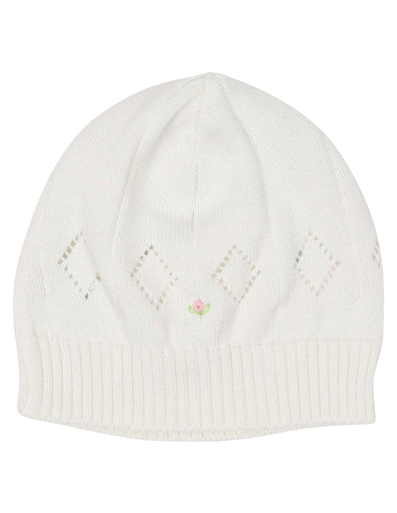 C13005I  Timeless Hand Embroidered Knit Beanie