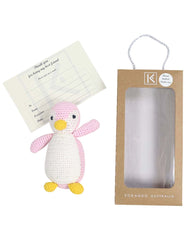 B13030P Essentials Penguin Hand Crocheted Toy