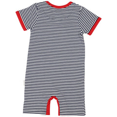 C1415N Nautical Stripes S/S Romper