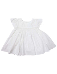 C1201W Rosette Dress-Dress-Korango_Australia-Kids_Fashion-Children's_Wear