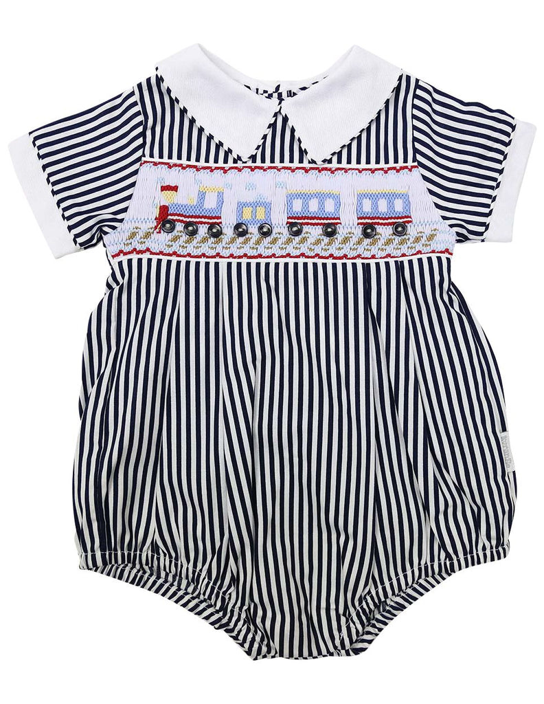 C1221N Train Sunsuit-All In Ones-Korango_Australia-Kids_Fashion-Children's_Wear