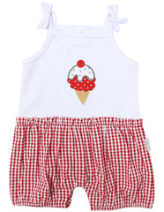 B1218R Ice Cream Playsuit-All In Ones-Korango_Australia-Kids_Fashion-Children's_Wear