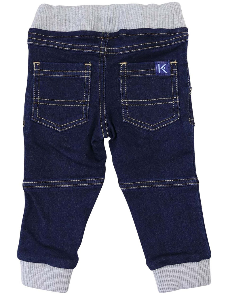 A1222D Denim Knit Jean-Pants & Shorts-Korango_Australia-Kids_Fashion-Children's_Wear