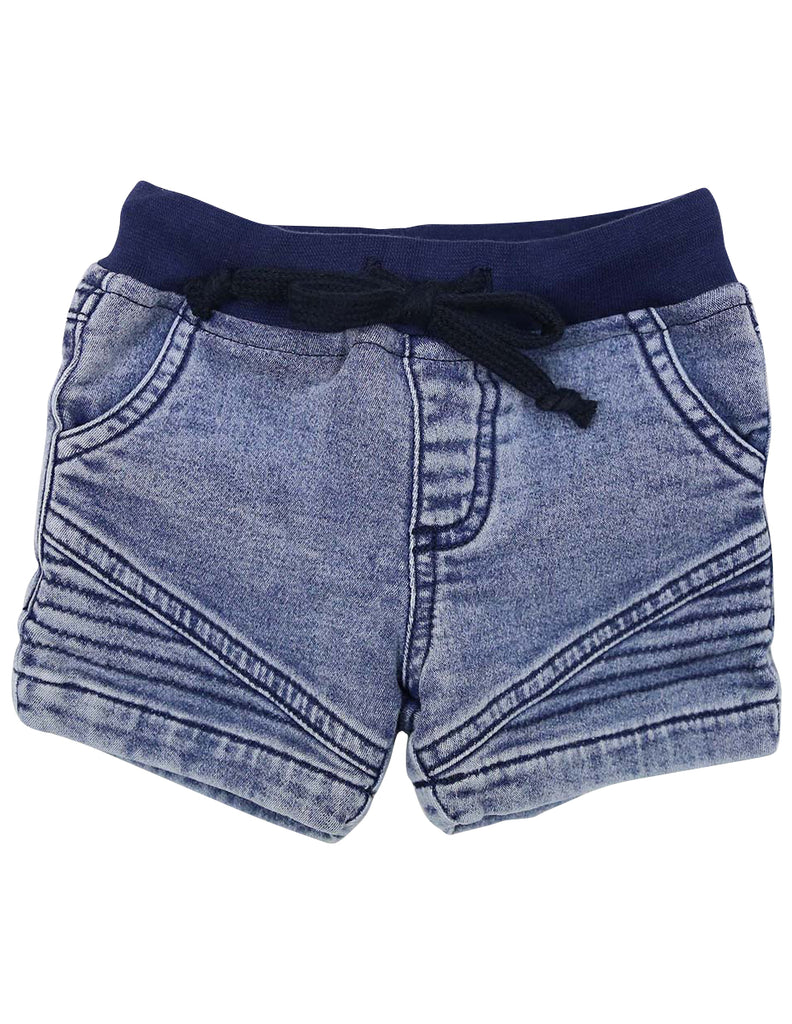 B1404L Tractors Denim Look Shorts